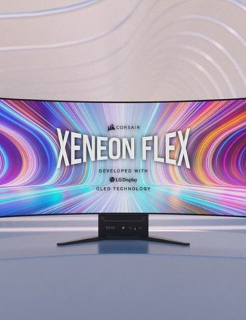 Corsair Xeneon Flex 45WQHD240: Η πρώτη οθόνη στον κόσμο με εύκαμπτο OLED panel image