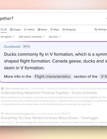 DuckDuckGo: Ενσωματώνει και αυτή τεχνολογία τύπου ChatGPT στη μηχανή αναζήτησης και τον web browser image