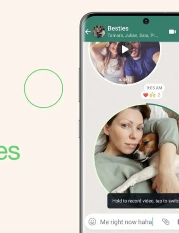 WhatsApp: Αποστολή instant video διάρκειας έως 60 δευτερολέπτων image