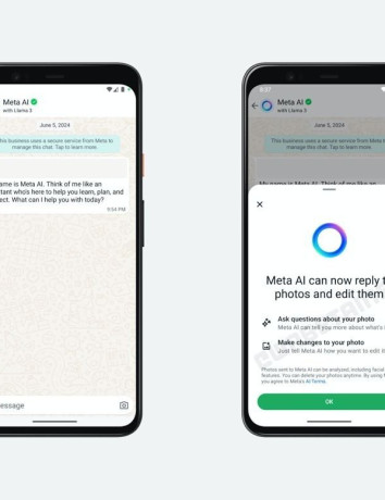 WhatsApp: Θα φέρει δημιουργία και επεξεργασία εικόνων μέσω του Meta AI image