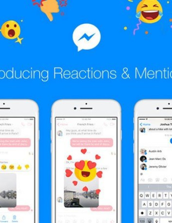 Διαθέσιμα τα Reactions και τα Mentions στα μηνύματα του Facebook Messenger image