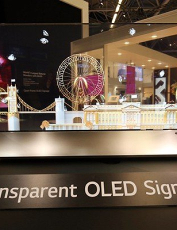 Η LG εντυπωσιάζει με την διάφανη οθόνη OLED στην ISE 2018 image