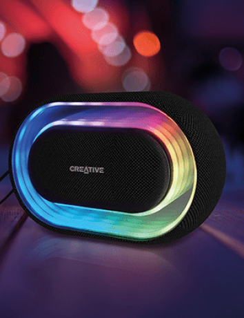 Creative Halo: Νέο φορητό ηχείο Bluetooth με φωτιζόμενο στεφάνι σε 16.8 εκατ. χρώματα image