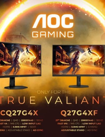 Η σειρά AOC GAMING G4 επεκτείνεται με κομψές καμπύλες και ευκρινείς προδιαγραφές image