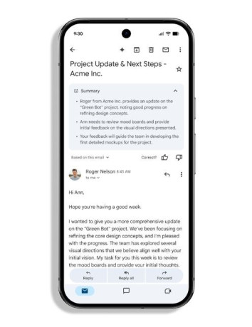 Το Gmail αποκτά αυτόματες κάρτες σύνοψης με τη βοήθεια του Gemini image