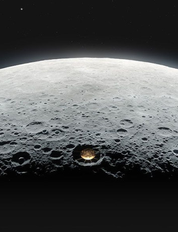 Η NASA σχεδιάζει γιγαντιαίο ραδιοτηλεσκόπιο για την αθέατη πλευρά της Σελήνης image