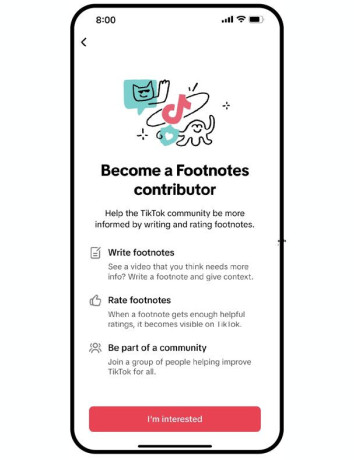 TikTok Footnotes: Στα χνάρια του X με νέο σύστημα κοινοτικής επαλήθευσης περιεχομένου image