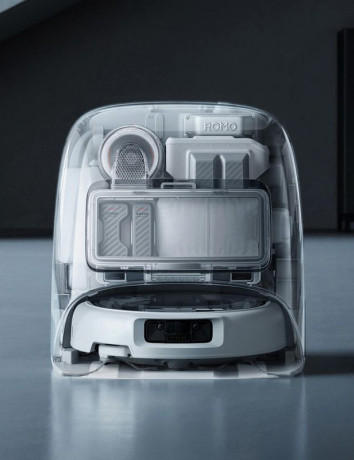DJI Romo: Η πρώτη ρομποτική σκούπα της εταιρείαςI με τεχνολογία drone και διαφανή σχεδίαση image
