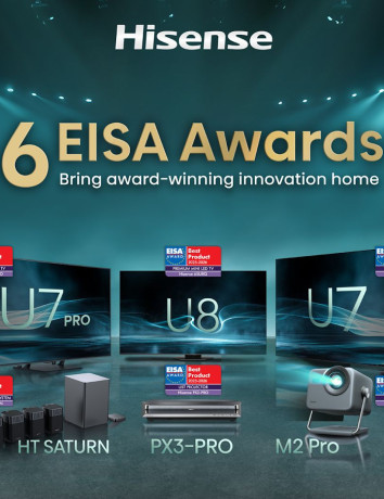 Η Hisense ξεχωρίζει διεθνώς με 6 βραβεία EISA image