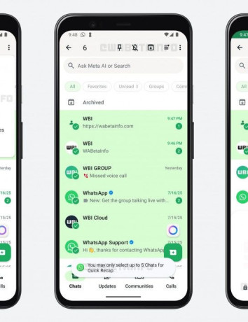WhatsApp: Δοκιμές για λειτουργία σύνοψης μηνυμάτων από πολλαπλές συνομιλίες image