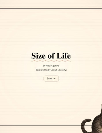 Size of Life: Ένα διαδραστικό αριστούργημα που αποκαλύπτει την κλίμακα της ζωής image