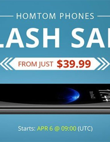 HOMTOM Flash Sale: Smartphones από €49 έως €90 για λίγες ημέρες image