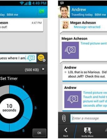 BlackBerry Messenger (BBM): Διαγραφή απεσταλμένων μηνυμάτων και μηνύματα με χρονοδιακόπτη [Video] image