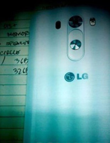 LG G3: Νέα φωτογραφία αποκαλύπτει το πίσω μέρος, επανασχεδιασμένα κουμπιά και νέο αισθητήρα image