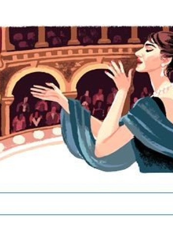 Το σημερινό Google Doodle τιμά τη Μαρία Κάλλας image