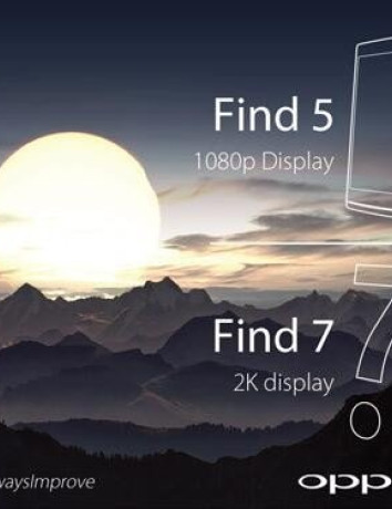 Oppo Find 7: Νέο teaser επιβεβαιώνει ότι διαθέτει οθόνη ανάλυσης 2K (2560 x 1440) image