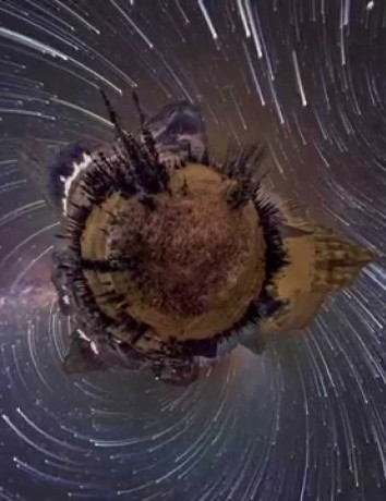 Planetary Panoramas: Ένα εκπληκτικό βραδυνό time-lapse 360 μοιρών image