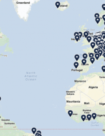 Internet Exchange Map, ο παγκόσμιος χάρτης του Internet image