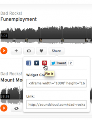 Pinterest με ενσωμάτωση SoundCloud, Kickstarter κ.α. image