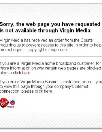 Επίθεση των Anonymous στη Virgin Media για το μπλοκάρισμα του Pirate Bay στη Βρετανία image