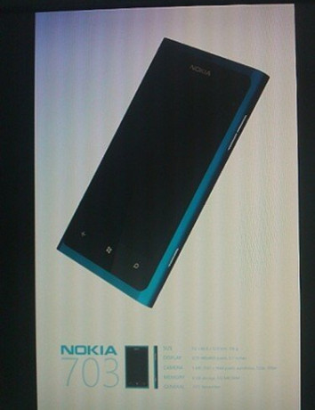 Nokia 703 Windows Phone smartphone σε screenshot από παρουσίαση image
