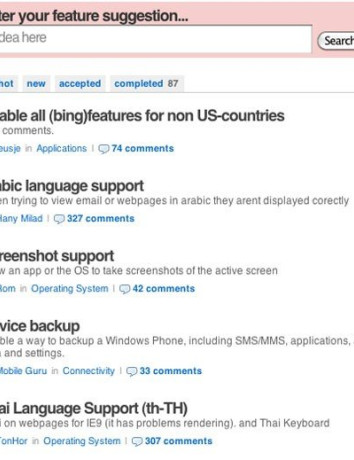Η Microsoft σας προσκαλεί να καταθέσετε νέες ιδέες για το Windows Phone image