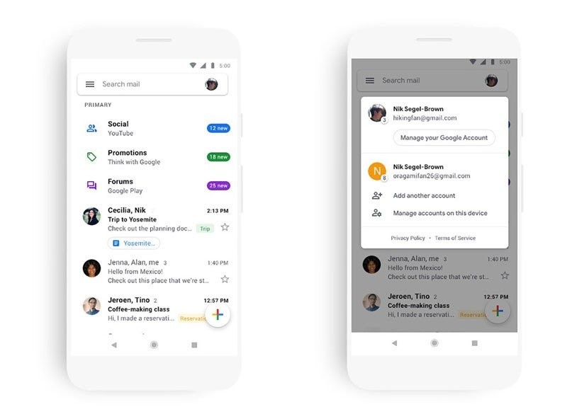Gmail: Αυτή είναι η νέα ολόλευκη εμφάνιση του για Android και iOS