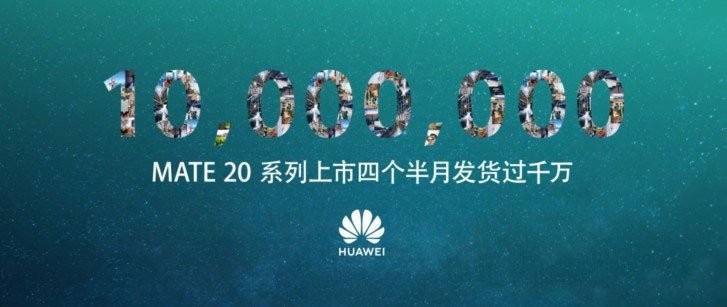 Huawei Mate 20: Ξεπέρασε τα 10 εκατ. αποστολές μέσα σε λιγότερο από 6 μήνες