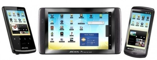 Η Archos παρουσιάζει 5 νέα Android tablets σε διάφορα μεγέθη