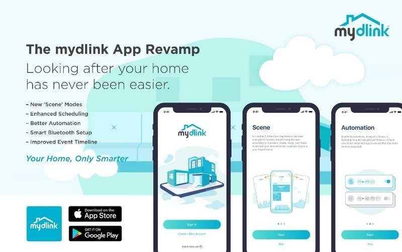 D-Link: Αποκαλύπτει νέες δυνατότητες στην ανασχεδιασμένη εφαρμογή mydlink