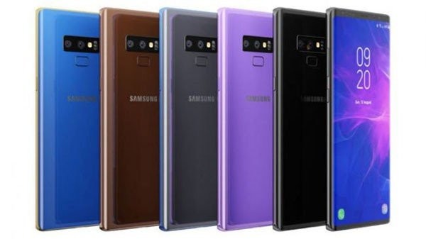 Αυτά είναι τα 5 χρώματα του Samsung Galaxy Note9