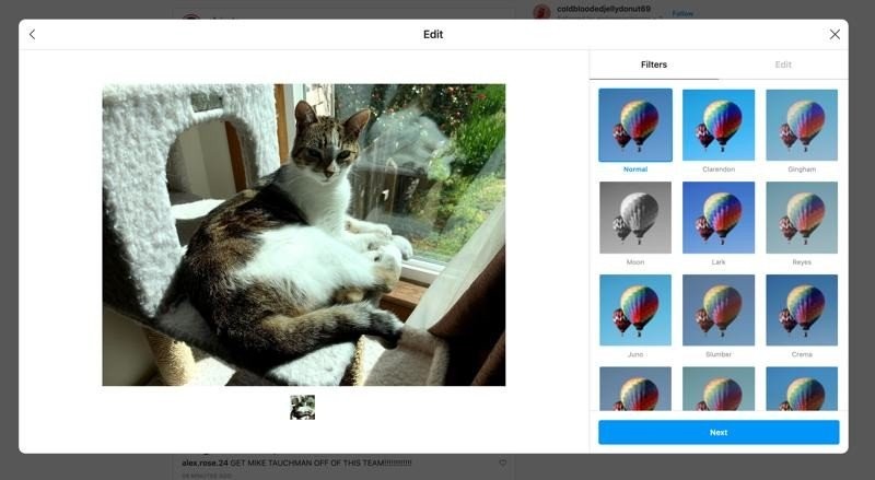 Instagram: Δοκιμές για ανάρτηση φωτογραφιών από υπολογιστή