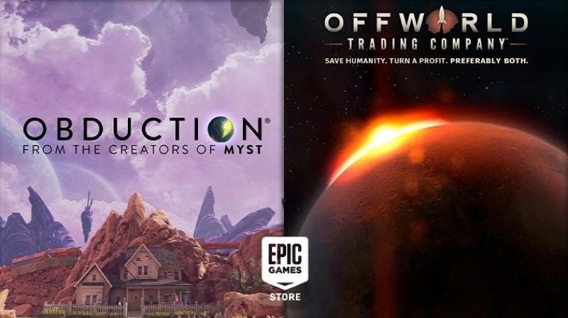 Obduction και Offworld Trading Company διαθέσιμα δωρεάν στο Epic Games Store