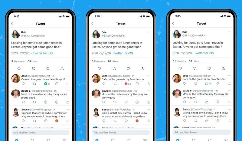 Twitter: Δοκιμές για downvote στις αναρτήσεις για τους χρήστες iOS