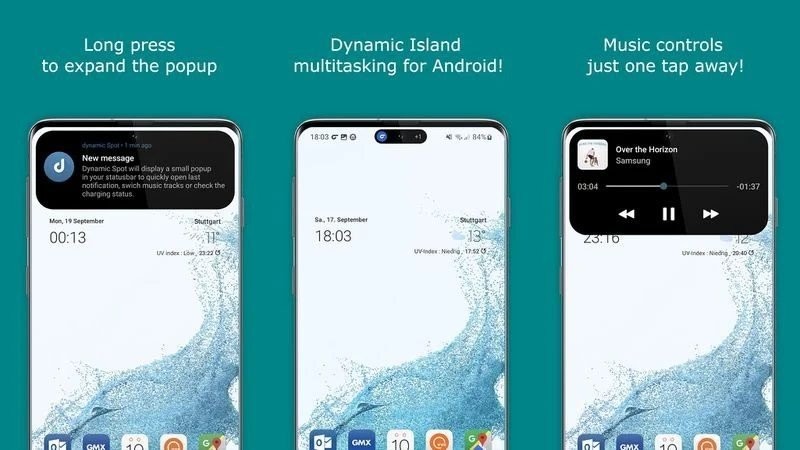 dynamicSpot: Ο πρώτος κλώνος του Dynamic Island για συσκευές Android διαθέσιμος στο Google Play