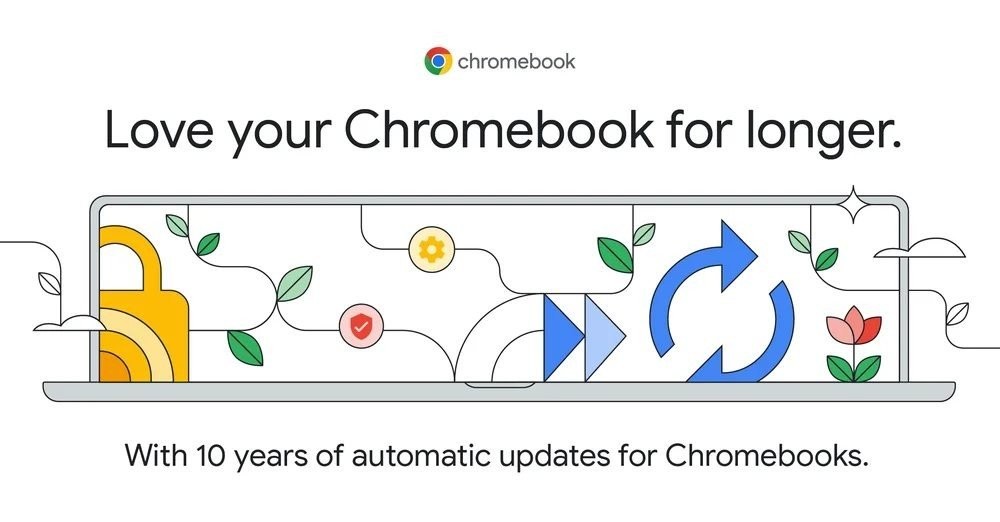 Chromebooks: Ευκολία στην επισκευή και υποστήριξη με updates για τουλα΄χιστον 10 χρόνια