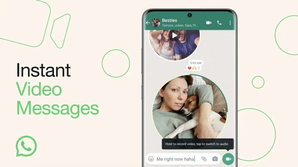 WhatsApp: Αποστολή instant video διάρκειας έως 60 δευτερολέπτων
