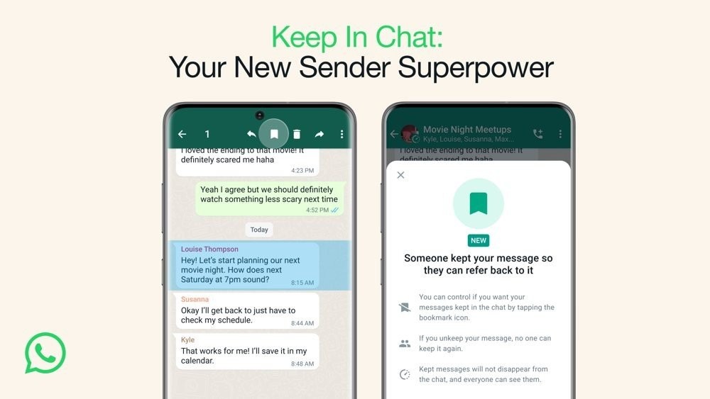 WhatsApp: Δυνατότητα αποθήκευσης των one-time μηνυμα΄των υπό έναν όρο