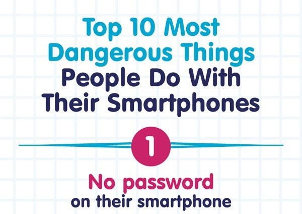 Τα 10 πιο επίκινδυνα πράγματα που κάνεις χρησιμοποιώντας το smartphone σου [Infographic]