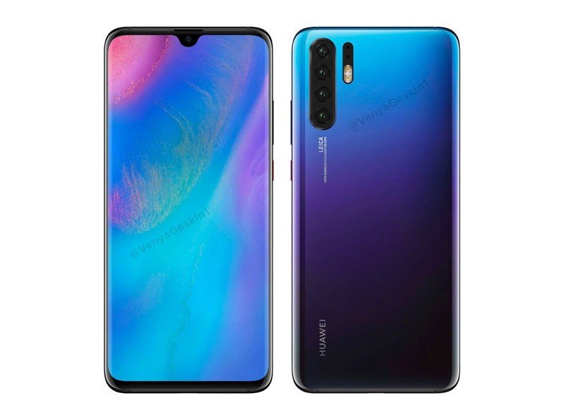 Huawei P30: Θα έρθει με κυρτό OLED panel, notch-σταγόνα και κάμερα 38MP; image