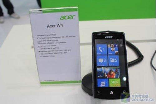 Acer W4 Windows Phone, πρώτα χαρακτηριστικά από την Computex 2011! image