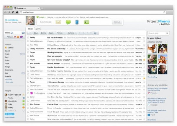 Project Phoenix: Η νέα υπηρεσία email της AOL! [Updated] image