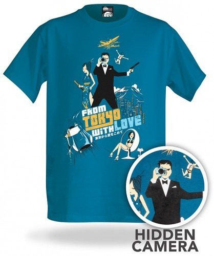 T-Shirt με πραγματική κάμερα κρυμμένη στη στάμπα του! image