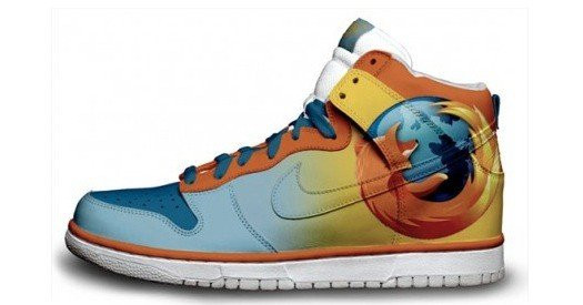 Nike Sneakers με θέματα Firefox, Twitter και Google! image