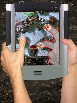 "LucidTouch" διαφανής multi-touch επιφάνεια από την Microsoft image