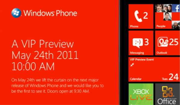 Microsoft Windows Phone Event για την παρουσίαση της επόμενης έκδοσης στις 24 Μαΐου! image