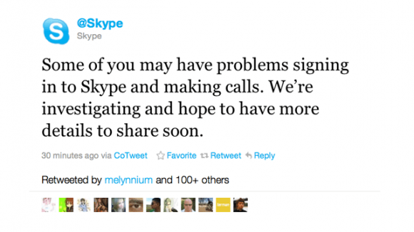 Πρόβλημα στο Skype, αδύνατη η πρόσβαση σε όλο τον κόσμο (εδώ μια χαρά)! [Update] image