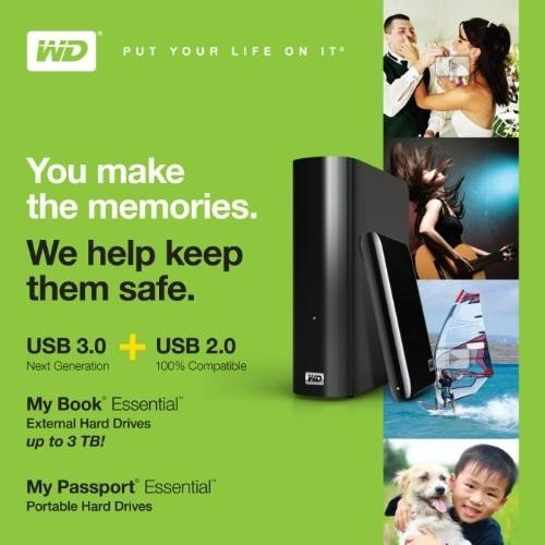 Εξωτερικοί δίσκοι Western Digital με USB 3.0 και χωρητικότητες έως 3TB! image