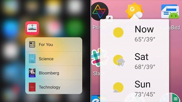 Το Android N φέρνει native υποστήριξη της λειτουργίας 3D Touch! Δείτε τη στο σχετικό video image