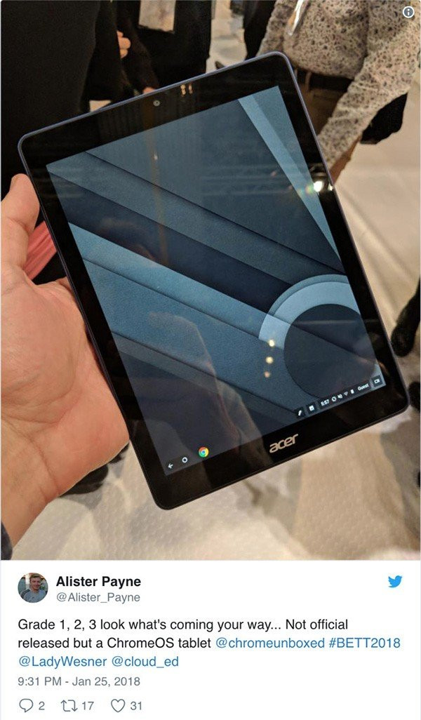 Αυτό είναι το πρώτο tablet με Chrome OS από την Acer (;) image